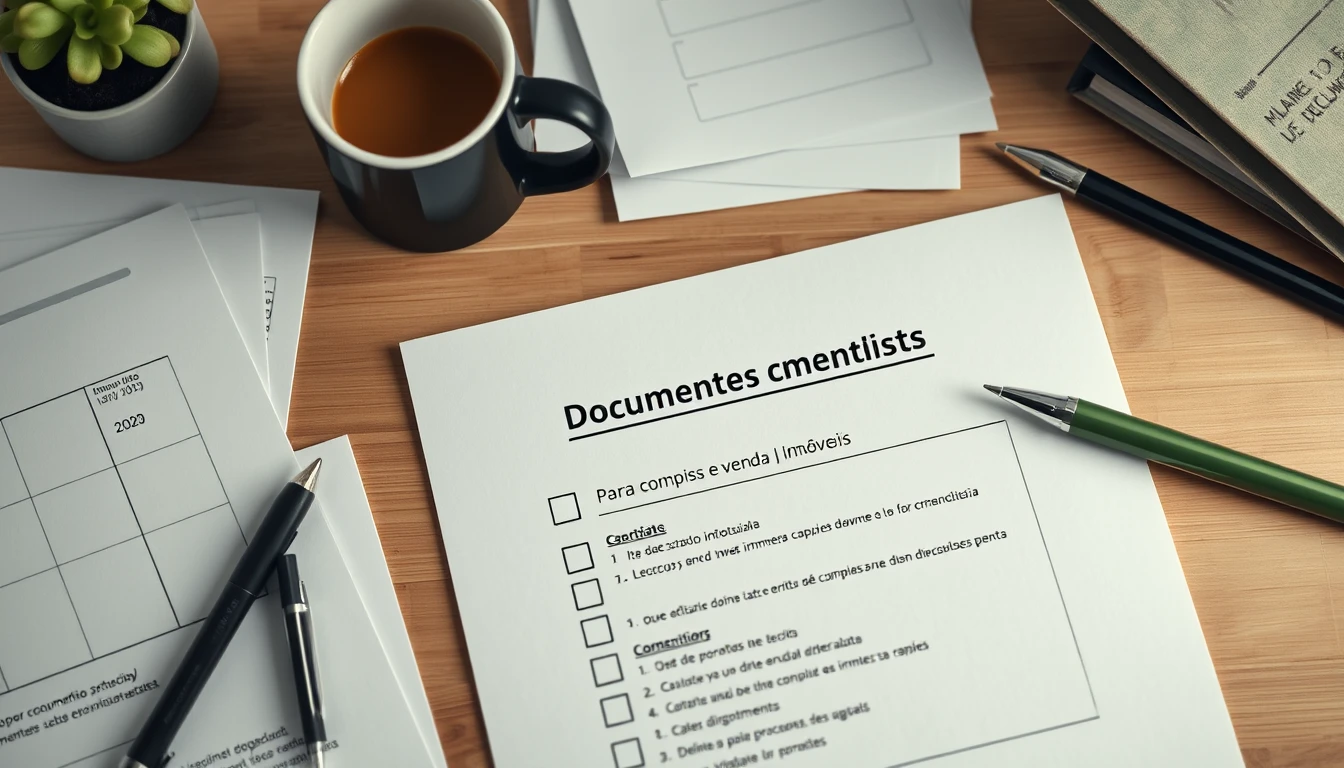 Documentos compra venda: checklist completo para 2025